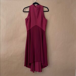 Ted Baker London Burgundy High Low Dress